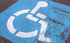 Място за паркиране за инвалиди